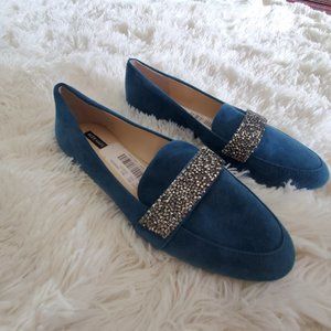 Alex Marie Galiah Glitter Suede Flats